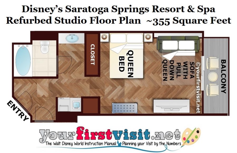 Refurbed Rooms at Disney's Saratoga Springs Resort & Spa
