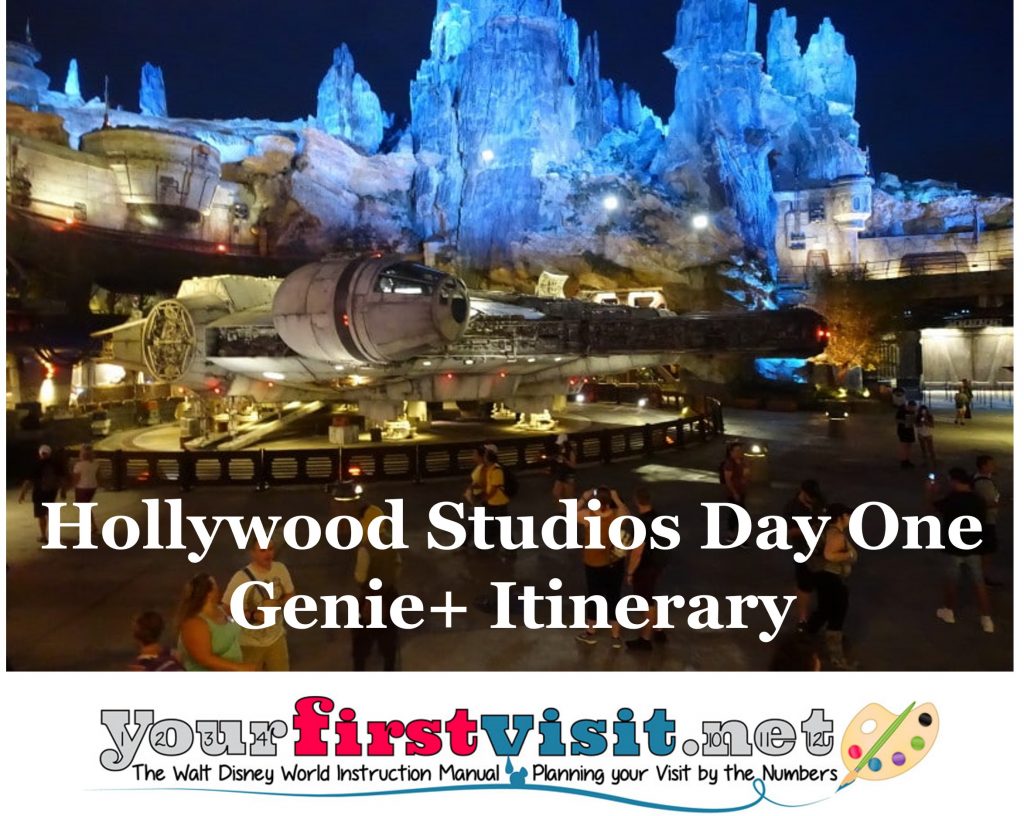 Hollywood Studios Day 1 Disney World Genie+ Itinerary