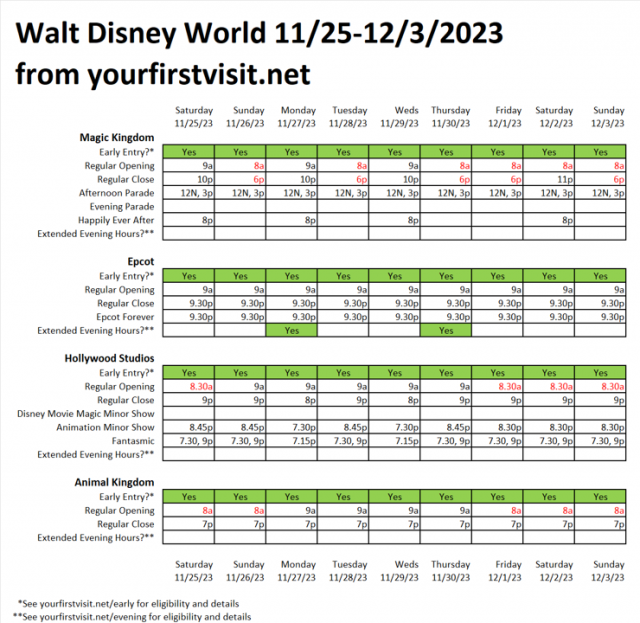 Disney World 11 25 Through 12 3 2023 From Yourfirstvisit.net  640x623 