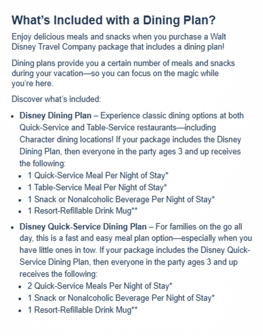 Disney World Free Dining Deal for Many Summer 2025 Dates